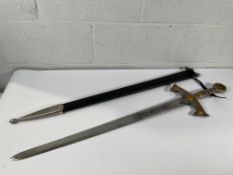 Knights Templar Collectable Sword (over 18s only).