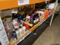 Quantity of assorted in date food to include confectionary, biscuits, olive oil, maple syrup