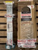 Preowned Rhino RT/RD4 round domestic telescopic security bollard, size: 76 x 500mm, Material: mild s