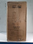 As new InnoPet Buggy Allure pet stroller in black/onyx. (Stock Photo).