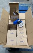 Twenty as new Deta LED Fire Rated Downlights - 240v IP65 - Matt White Dimmable 2800k Lamp Inc, boxed