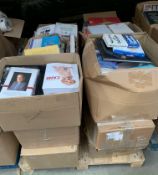 A large quantity of assorted as new and pre-owned books to include fiction, educational resources an