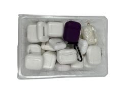 Assorted pre-owned Apple Airpods & charging cases (Sold as seen).