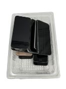 Assorted Apple iPhones sold for parts (iCloud account locked, sold as seen for parts only).
