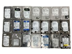 Assorted pre-owned SATA Hard Drives (Data wiped).