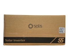 As new Solis S5 20kW Three-Phase String Inverter (S/N: S5-GR3P20K).
