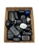 Assorted pre-owned in-ear headphones & charging cases (Sold as seen).