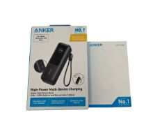 As new Anker Zolo Powerbank (165W, 25.000 mAh) and an as new Anker 633 Magnetic Battery (10,000 mAh)
