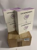 Four Medicel Swiss Coaxial I/A System Angled 45/23G (REF: SMS170P, EXP: 2029-06-26). As New.