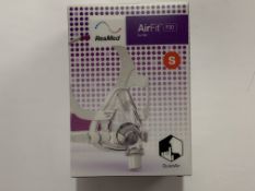 An as new Resmed Airfit F20 full face mask for her, size small (REF: 64008).