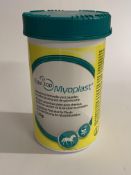 Six tubs of as new EQUITOP Myoplast Muscle Supplement for Horses, 1.5kg each, (EXP: 2026/10/01).