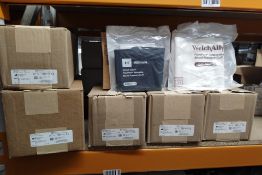 Six boxes of as new Blood Pressure Cuffs, Various sizes.
