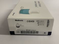 A box of five as new Medtronic Simplera Glucose Sensors (REF: MMT-5100J, EXP: 2025/07/29)