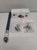 Four as new Ottobock Products to include an aqua foot, an angled tube adapter, a lamination anchor a