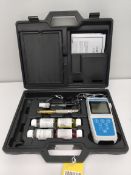 An as new NALCO PC450 series waterproof handheld meter with additional items/accessories.