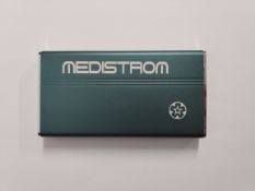 A preowned Medistrom Pilot-12 Lite Portable CPAP Battery (MN: 645759689801, No charging cables just