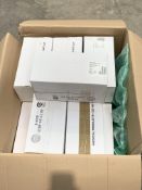 Eighteen boxes of ICU Medical Needlefree Extension Sets, 5.5 inch Smallbore Extension Set Microclave