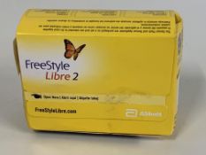 As new Abbott FreeStyle Libre 2 Flash Glucose Monitoring Systems Sensor (EXP: 2026-02-28).