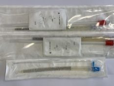 As new Medtronic Elongated One Piece Arterial Cannulas, 20x 22FR (REF: 77522), 20x 24FR (REF:77524),