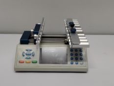 A pre-owned Chemyx Fusion 200 digital two-channel syringe pump.