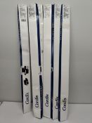 Six as new Cordis Super Torque plus angiographic catheters, open end, 0 sideholes, max. 1200 psi. Bo