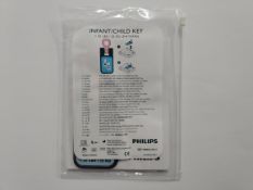 As new Phillips Infant/Child Key for use with Heartstart FRx Defibrillators, < 55 LBS/25 KG (0-8 Yea