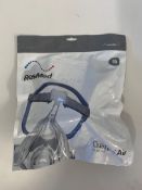 As new ResMed Quattro Air Full Face Mask, Size: Small, SML-EUR1 (REF: 62705, EAN: 619498627059).