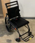 A pre-owned Medwarm Foldable Wheelchair.