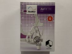 Four as new Resmed Airfit F20 full face masks for her, size small (REF: 64008).
