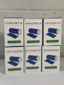Seventy two boxes of as new Haddenham CliniStretch Cohesive Short-Stretch Bandages, 10cm x 6m (EAN: