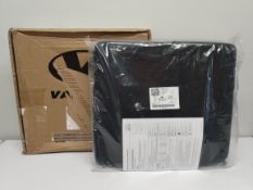 An as new Varilite Meridian wheelchair cushion, 50cm x 45cm (20x18).