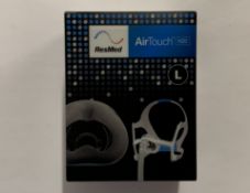 Three as new Resmed Airtouch N20 nasal masks, size large (REF: 63912).