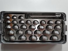 A Preowned MicroPort Orthopaedics Acetabular Reamer Tray with instrument's.