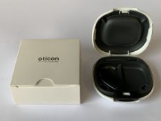 Oticon Xceed 1 BTE UP (REF: 214252) Black. As new (1 Hearing Aid included)