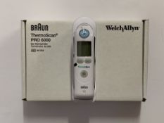 An as new Braun ThermoScan PRO 6000 Ear Thermometer (REF: 901054).