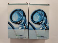 Two as new Welch Allyn DS-55 Blood Pressure Gauges (REF: DS-5501-189).