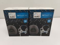 Two as new ResMed N20 nasal CPAP mask (REF: 63911).