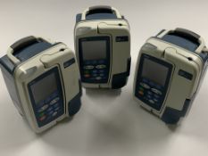 Three BD Alaris Volumetric Pump with Guardrails (REF: 9002TIGO3-G) Preowned