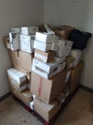 A pallet of assorted Medical products, tools and other related items to include safety needles, Bost