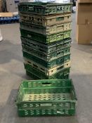 Ten Assorted Stacking and Nesting Crates.