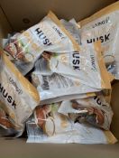 Fifteen NKD Living Psyllium Husk Powder 15 x 500g, BB Date 11/07/2026.