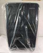 An as new American Tourister Astrobeam Spinner 78/29 suitcase - black.