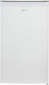 As new Igenix IG3960 freestanding larder fridge in white (stock image).