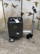 A pre-owned Airwheel Robot SE35 ride-on suitcase with battery.