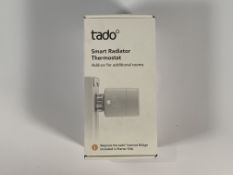 A Tado Smart Radiator Thermostat Add-on for additional rooms (V3P-SRT01-TC-ML-00) As new (Requires T