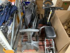 Days Escape Lite Foldable Wheel Chair, two Sharpsmart Cart Bases without basket/tray, Knee Scooter.