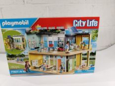 An as new Playmobil 71327 City Life large school.