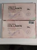 Two Free Soul Collagen advanced daily drinks, blackcurrant flavour (14 sachets x 33ml per pack) oute