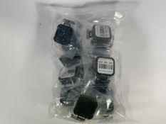 A bag of twenty Radtrak³ Long Term Radon Test Kits. As new