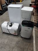 A pre-owned Logik air condition unit LAC07C22, a pre-owned Zumi T1 Pro and a pre-owned Keylitos